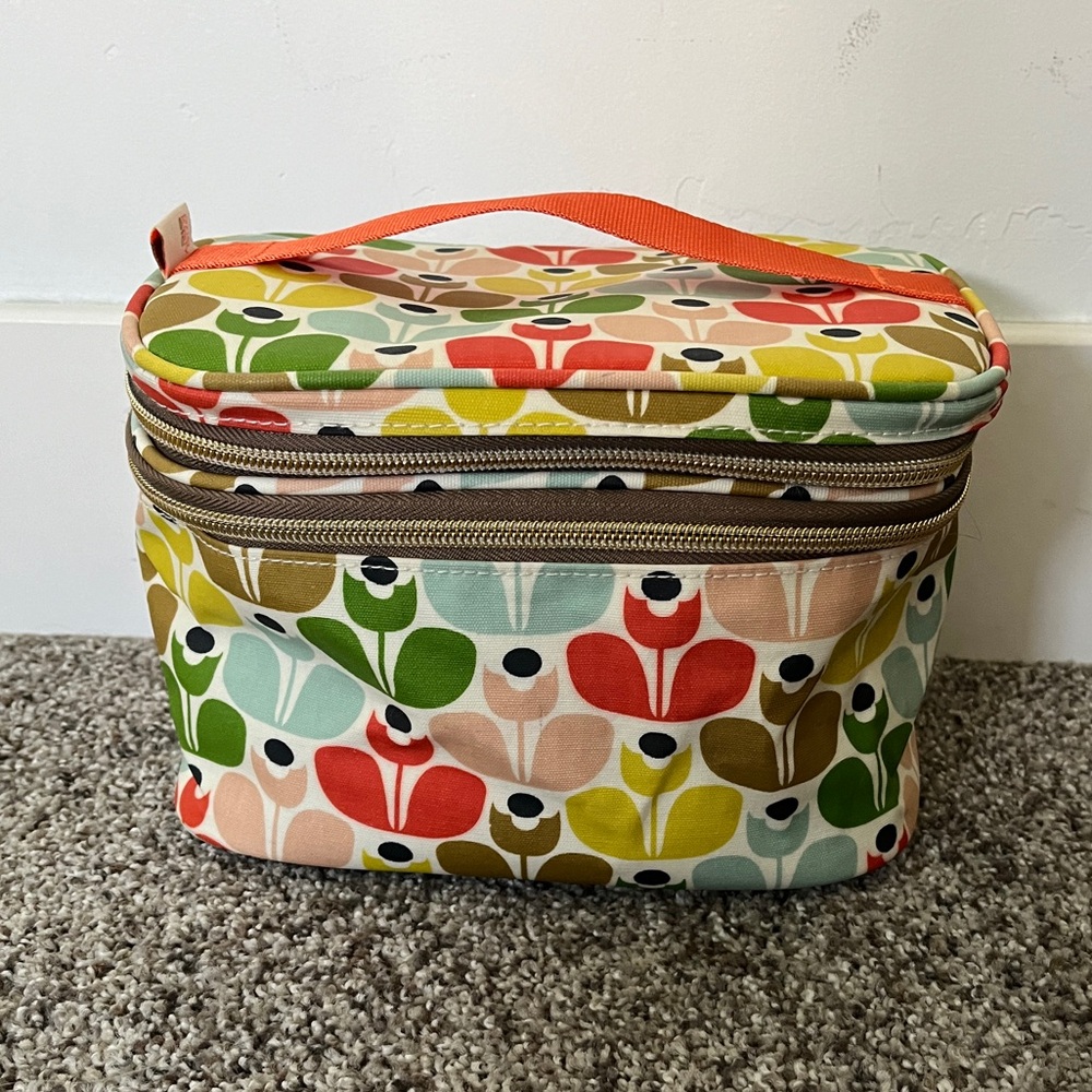 Orla Kiely Target Double Zip Train Case
